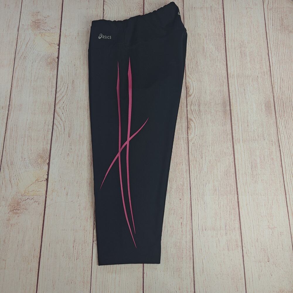 ASICS Stripe knee-length athletic tights sz S